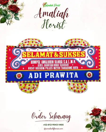 Papan Bunga Ucapan Selamat Pringsari